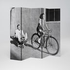 HAPPY JOURNEY Biombo Decorativo de 5 Painéis