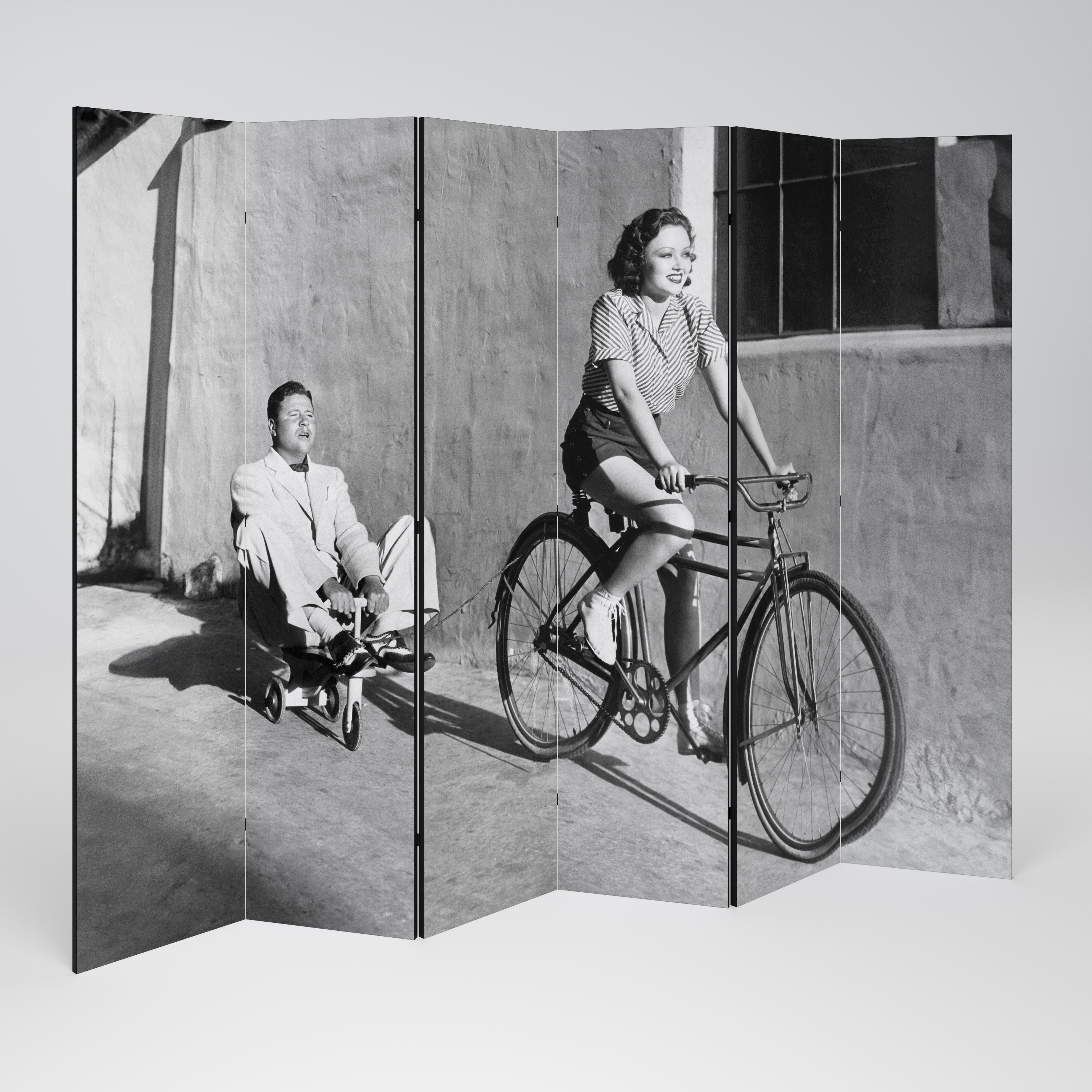 HAPPY JOURNEY Biombo de 6 Painéis