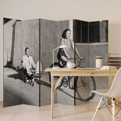 HAPPY JOURNEY 6-Panel Room Divider