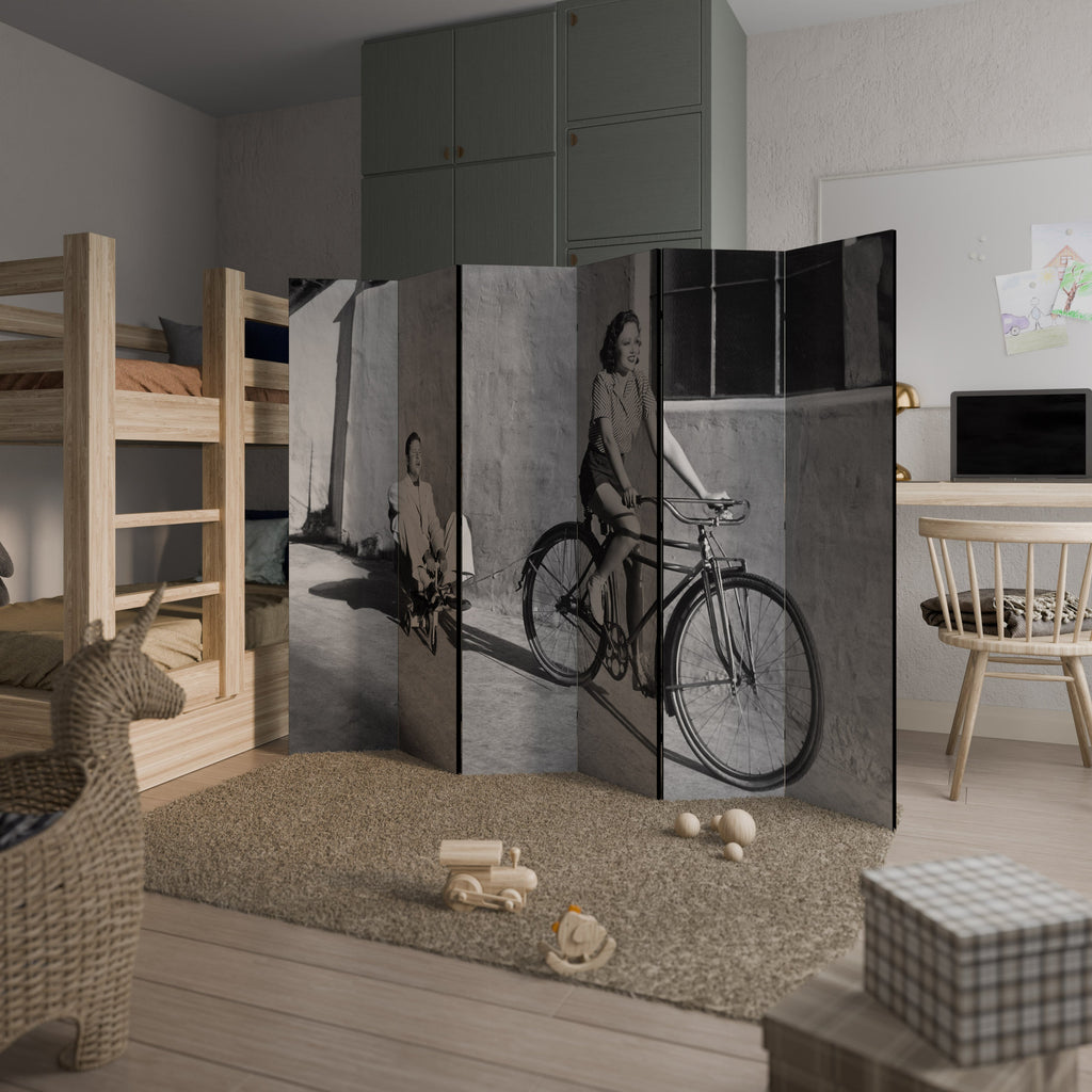 HAPPY JOURNEY Decorative 6-Panel Room Divider