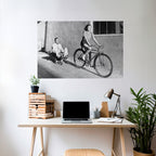 HAPPY JOURNEY Peel and Stick Horizontal Poster