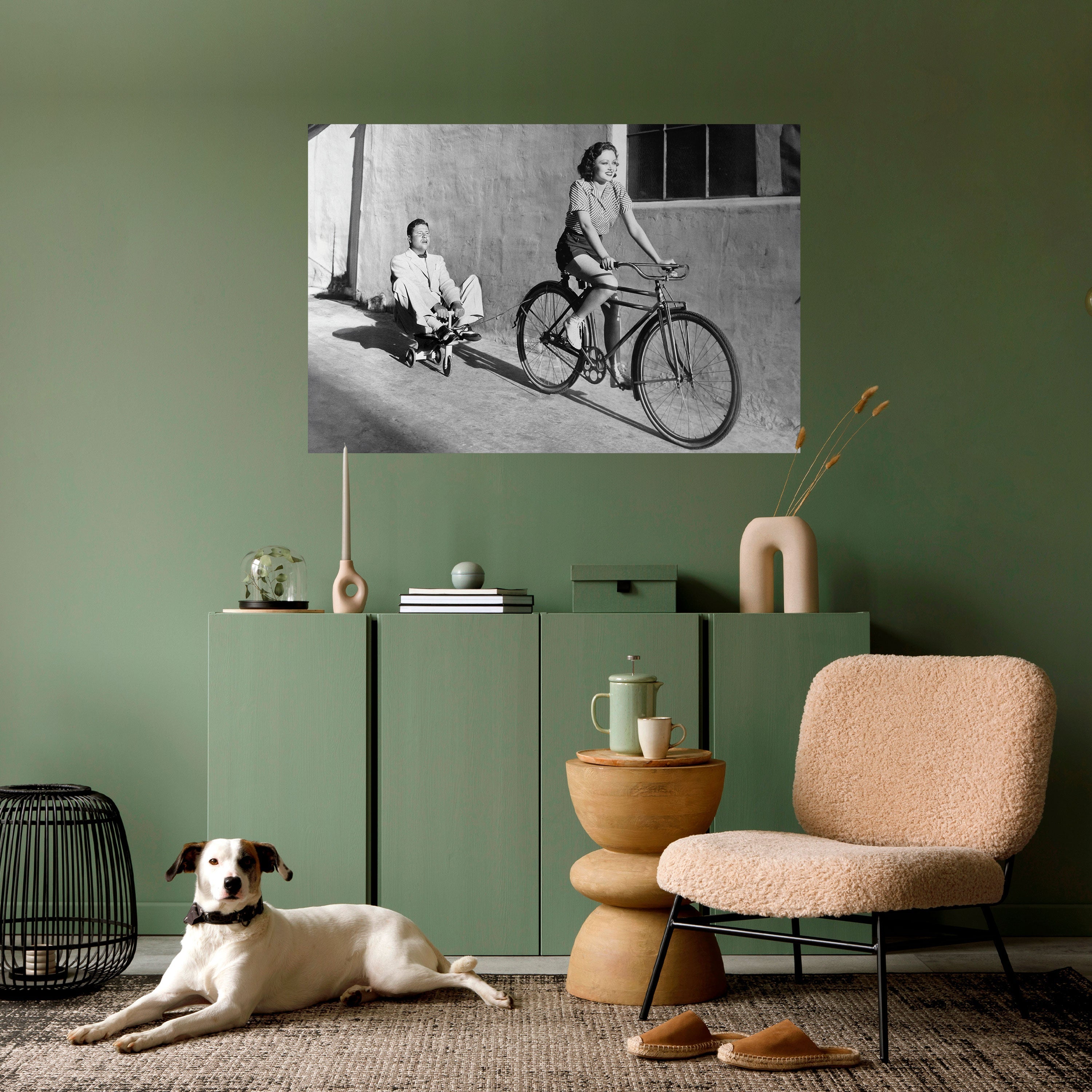 HAPPY JOURNEY Peel and Stick Horizontal Poster