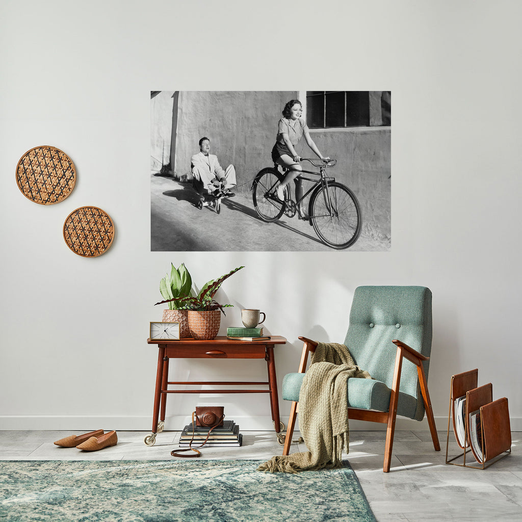 HAPPY JOURNEY Peel and Stick Horizontal Poster