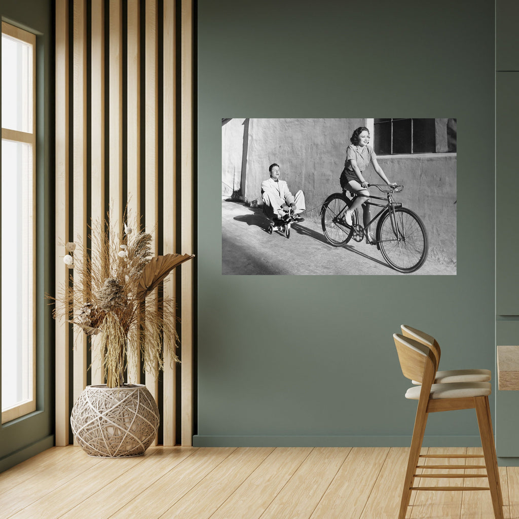 HAPPY JOURNEY Peel and Stick Horizontal Poster