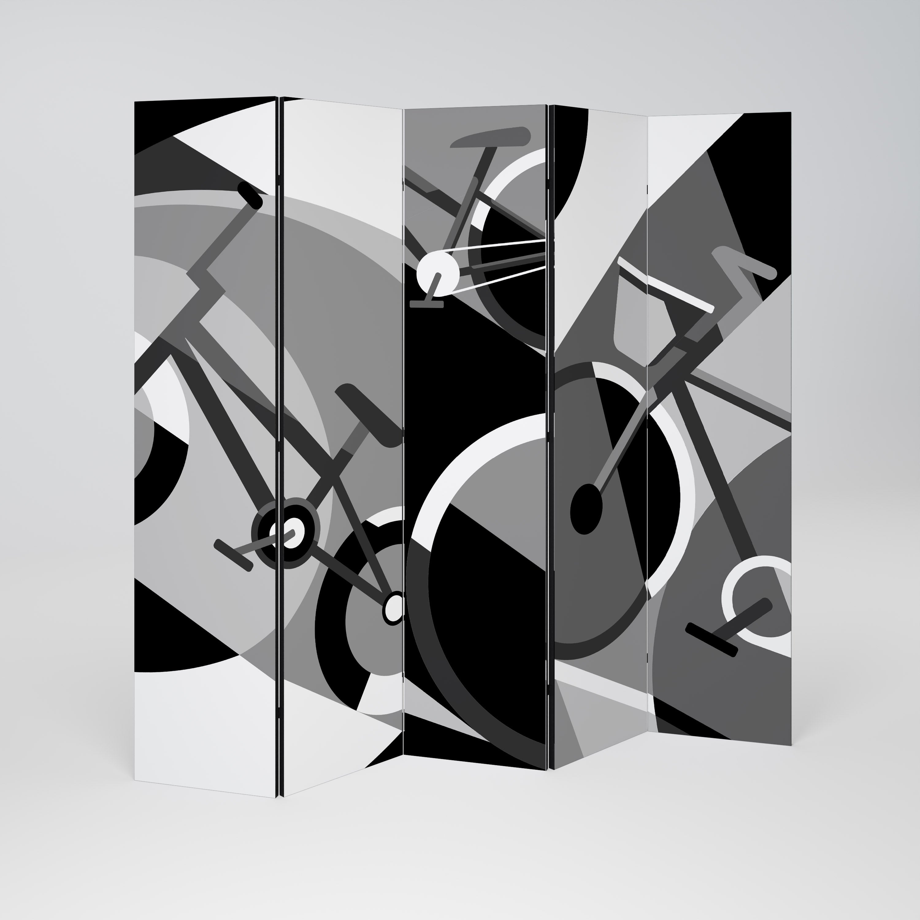 BIKE ENERGY Biombo Decorativo de 5 Painéis