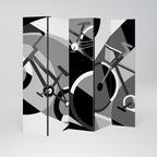 BIKE ENERGY Decorative 5-Panel Room Divider