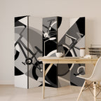 BIKE ENERGY Decorative 5-Panel Room Divider