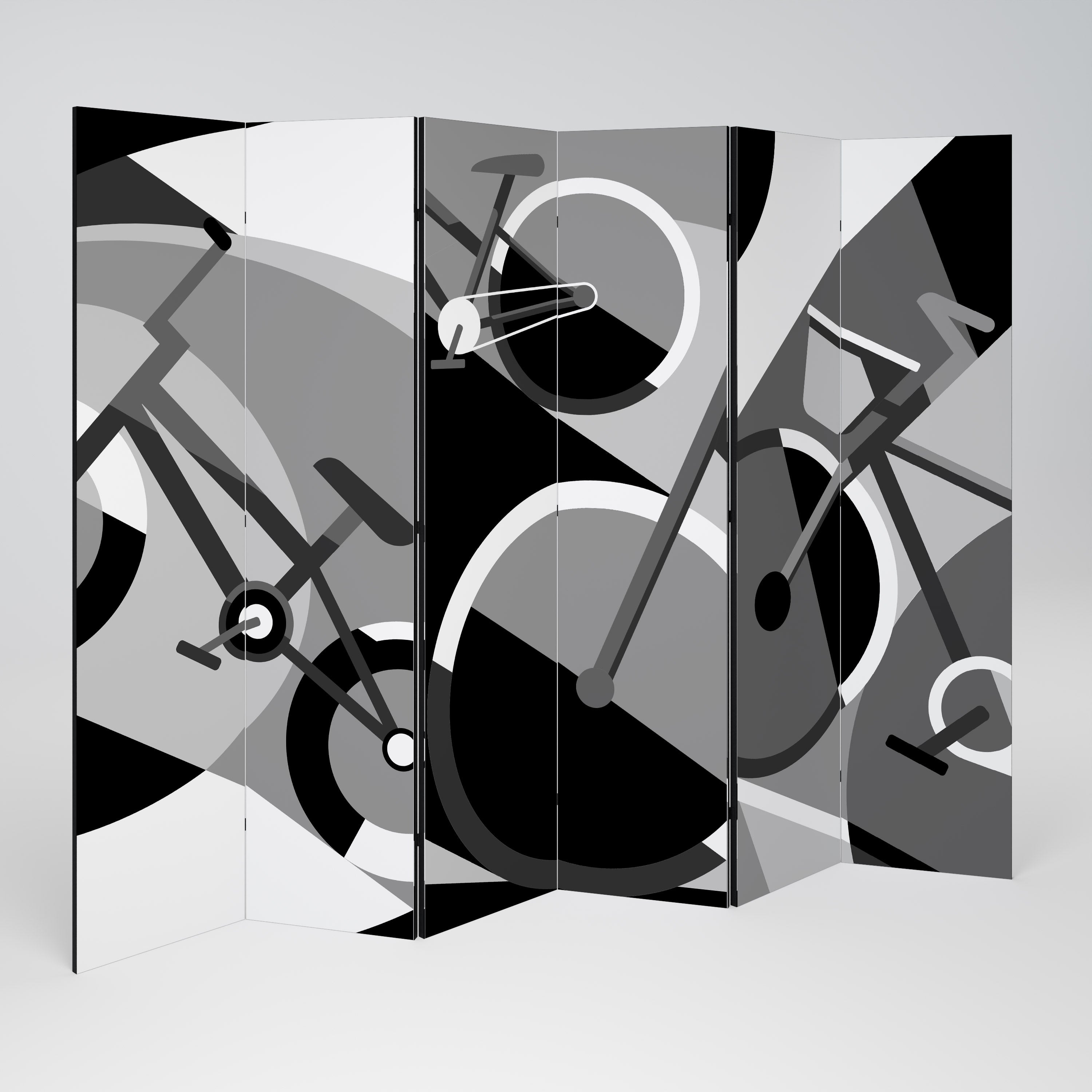 BIKE ENERGY Biombo Decorativo de 6 Painéis