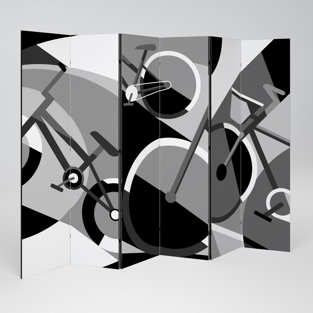 BIKE ENERGY Biombo Decorativo de 6 Painéis