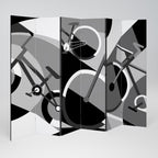 BIKE ENERGY Biombo Decorativo de 6 Painéis