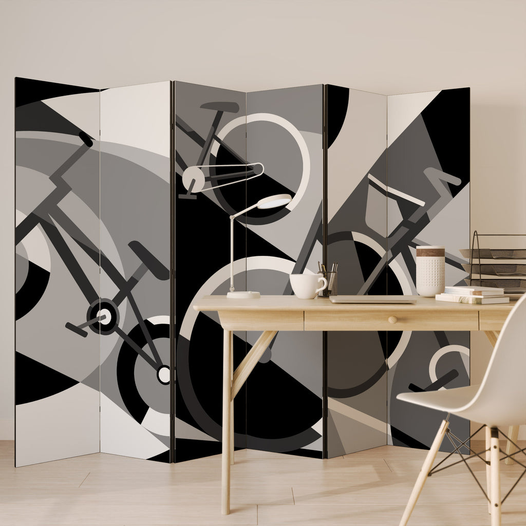 BIKE ENERGY Biombo Decorativo de 6 Painéis