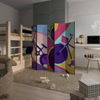 BIKE DREAMS Biombo de 5 Painéis