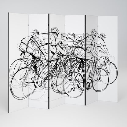 CYCLING COMPETITION Biombo de 6 Painéis