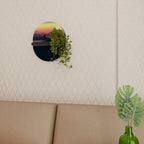 CYCLING HORIZON Prateleira Oval Decorativa em Acabamento Preto