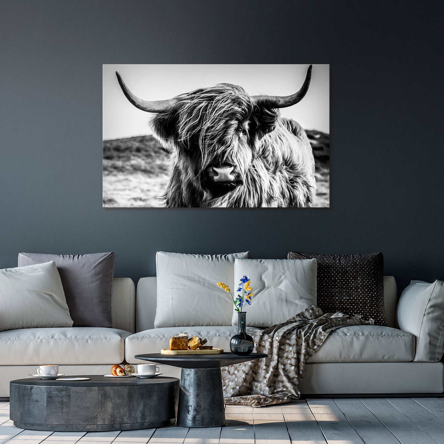 WILD SPIRIT REFLECTED Horizontal Canvas Print
