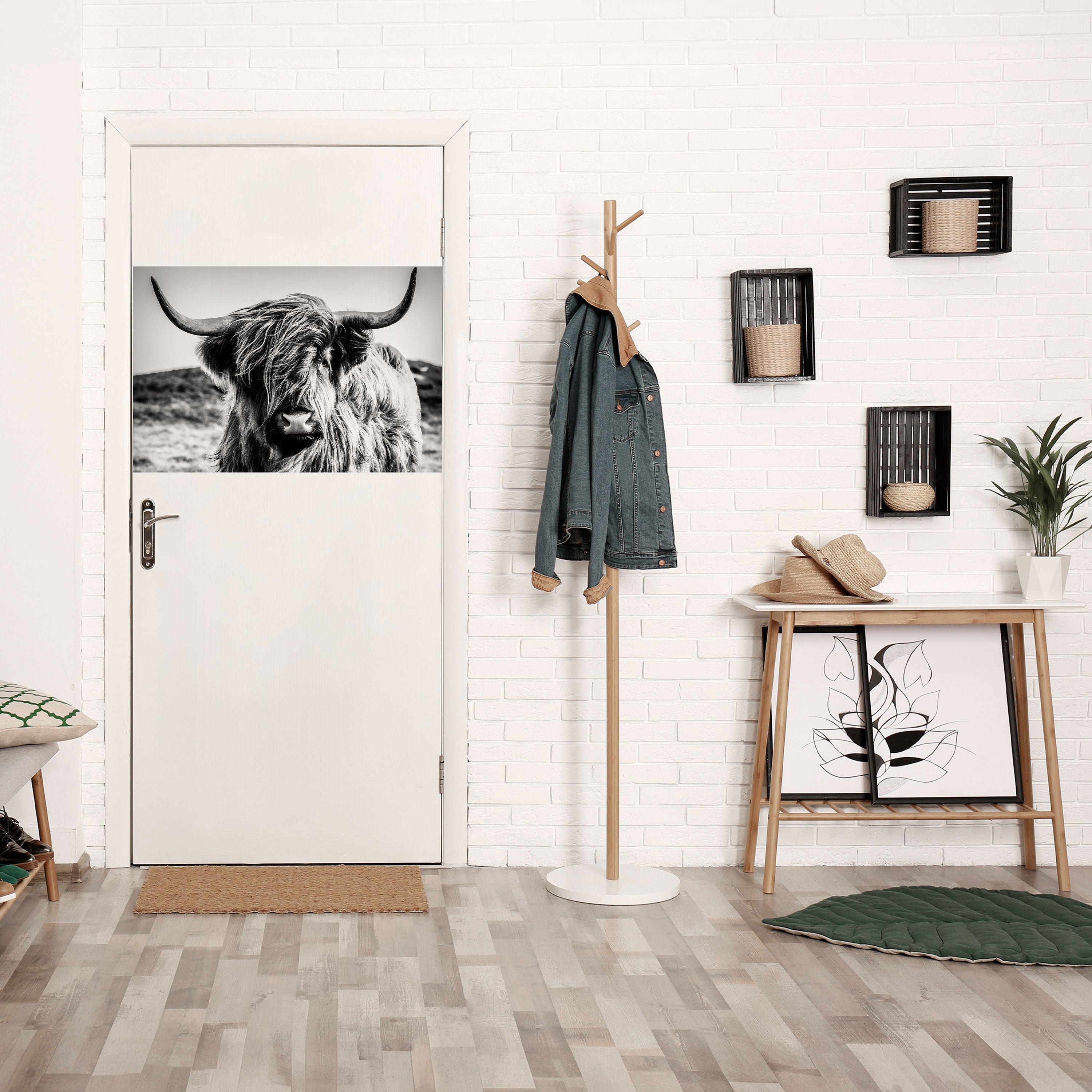 WILD SPIRIT REFLECTED Peel and Stick Horizontal Poster