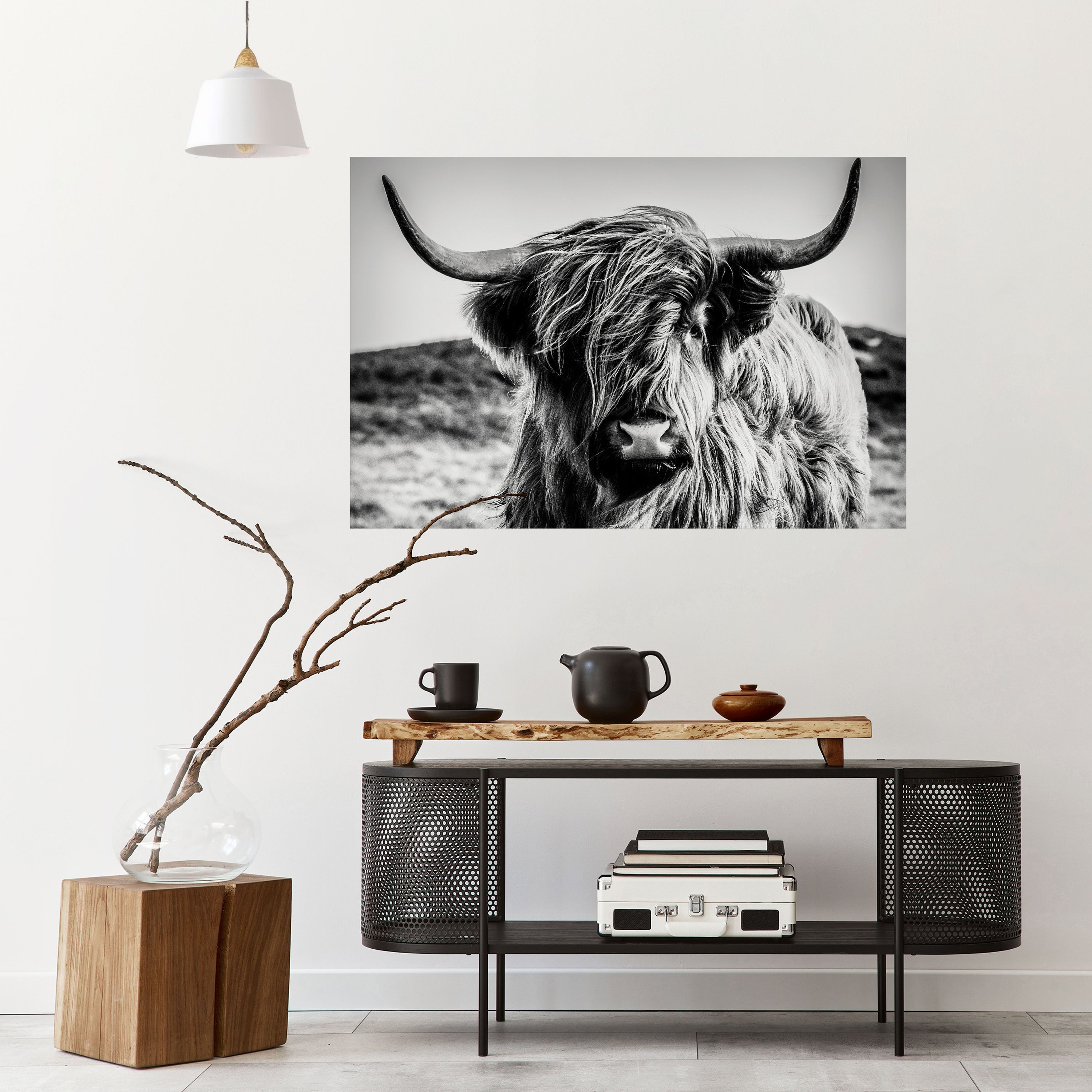 WILD SPIRIT REFLECTED Peel and Stick Horizontal Poster