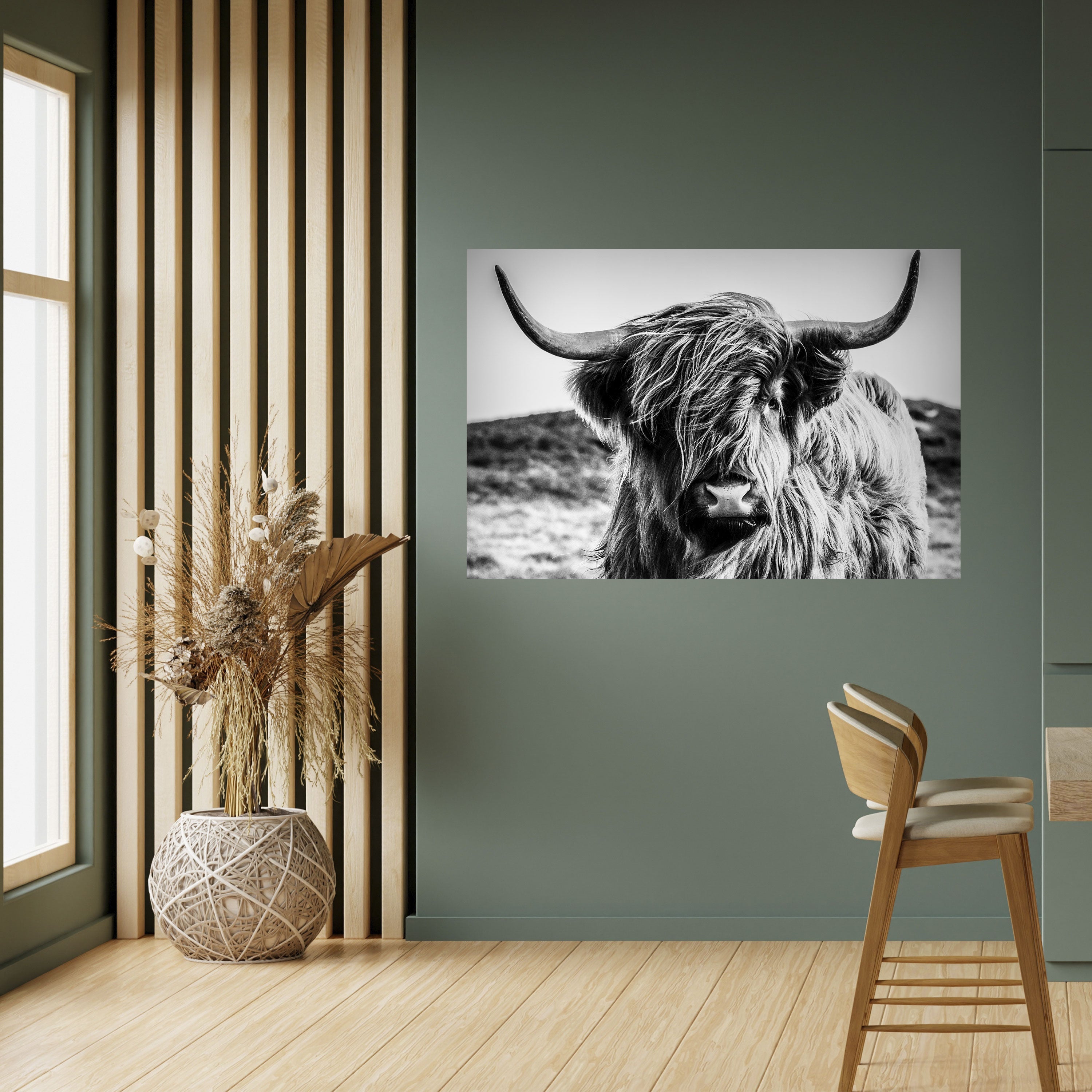 WILD SPIRIT REFLECTED Peel and Stick Horizontal Poster