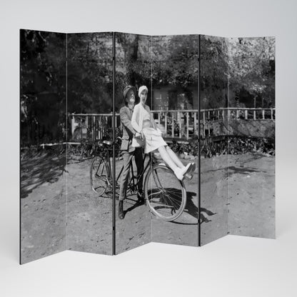 RIDING THROUGH TIME Biombo de 6 Painéis