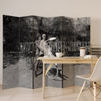 RIDING THROUGH TIME Biombo Decorativo de 6 Painéis