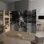 RIDING THROUGH TIME Biombo Decorativo de 6 Painéis