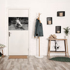 RIDING THROUGH TIME Peel and Stick Horizontal Poster