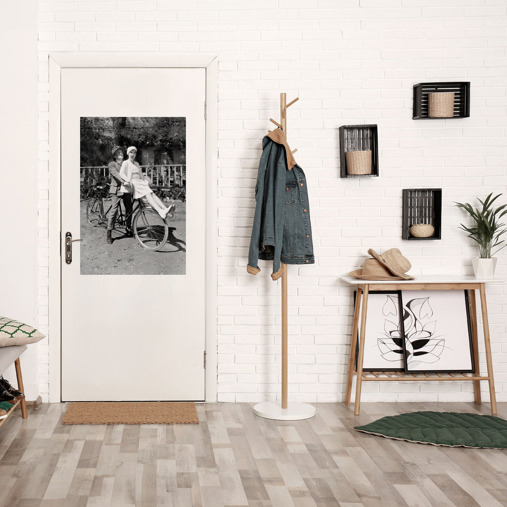 RIDING THROUGH TIME Poster Vertical Autocolante