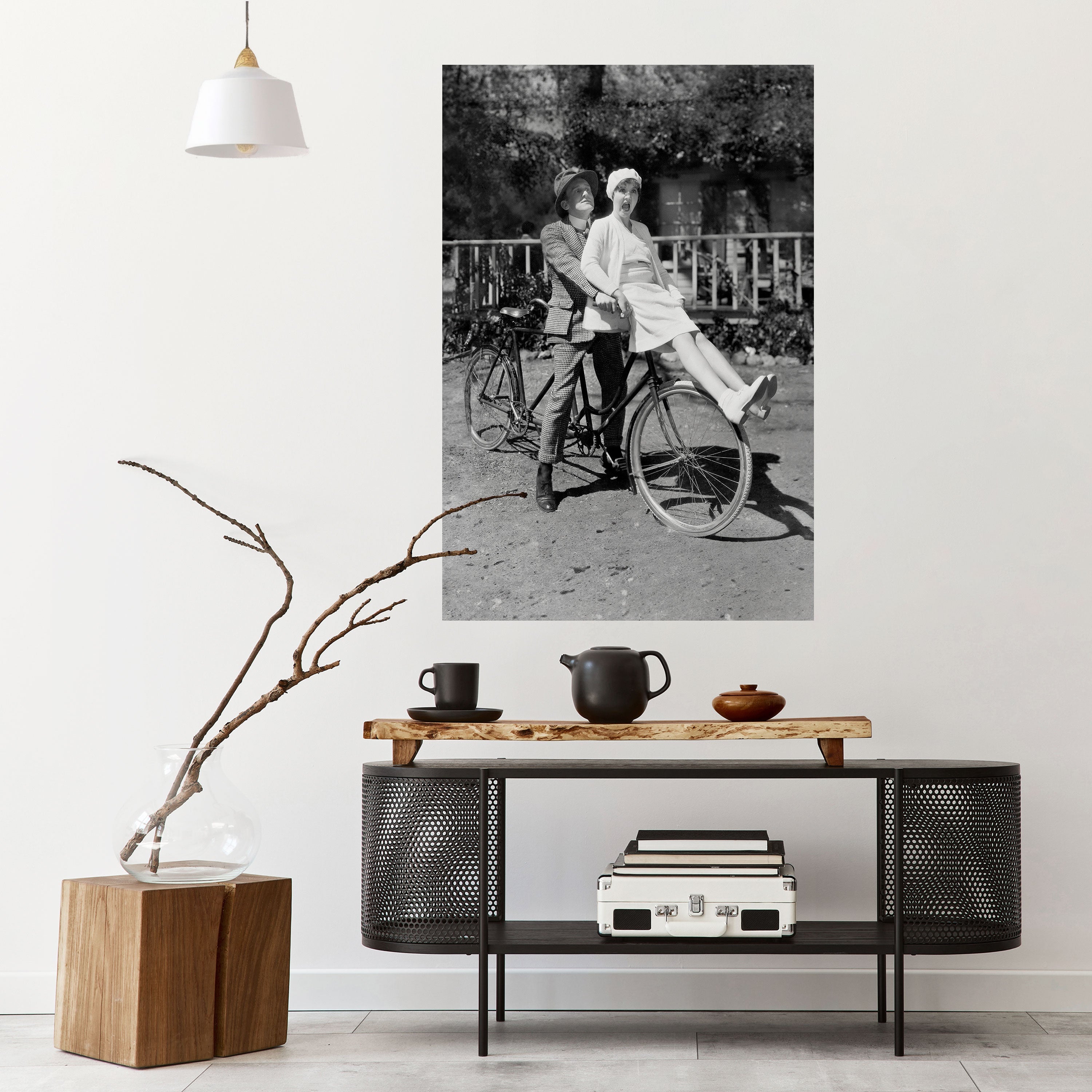 RIDING THROUGH TIME Poster Vertical Autocolante