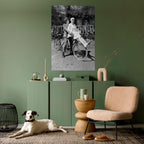 RIDING THROUGH TIME Poster Vertical Autocolante