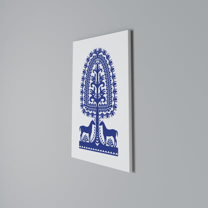 POLISH FOLK ART Vertical Canvas Print