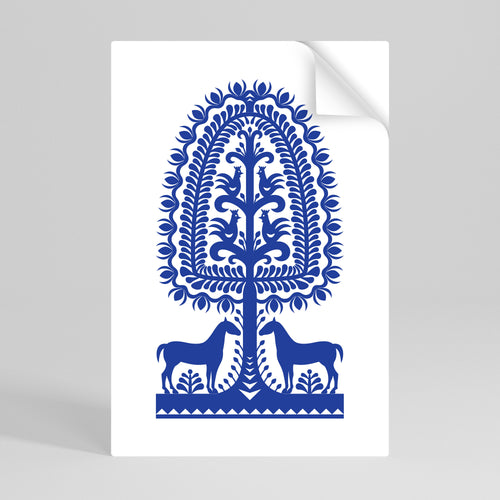 POLISH FOLK ART Póster Autocolante Vertical
