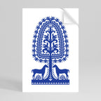 POLISH FOLK ART Peel and Stick Vertical Poster