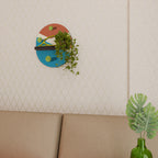 TENNIS ESSENTIALS Prateleira Oval Decorativa em Acabamento Preto