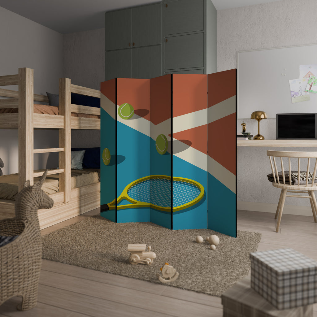 TENNIS ESSENTIALS Biombo de 5 Painéis