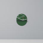 FOOTBALL ACTION Prateleira Oval Decorativa em Acabamento Preto