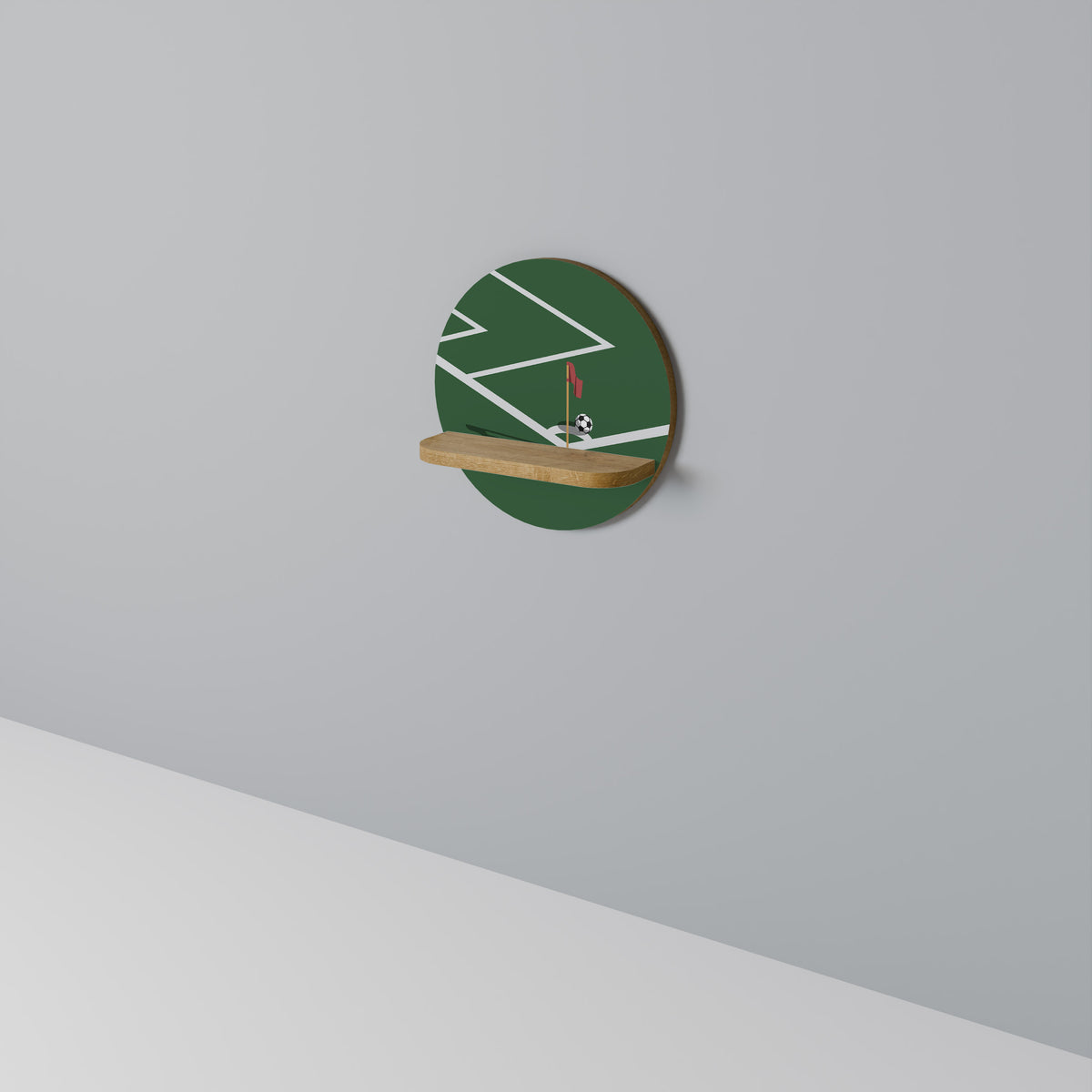 FOOTBALL ACTION Art Shelf