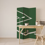 FOOTBALL ACTION Decorative 3-Panel Room Divider