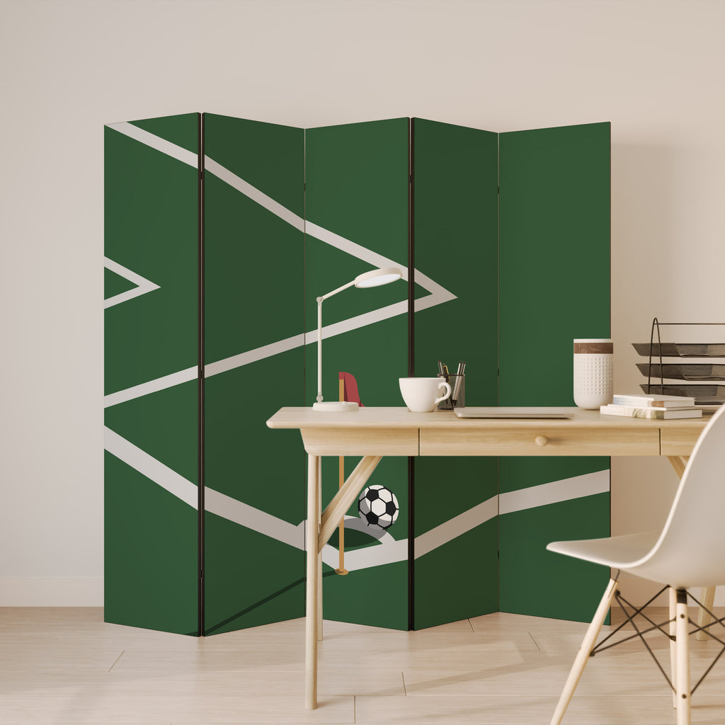 FOOTBALL ACTION 5-Panel Room Divider