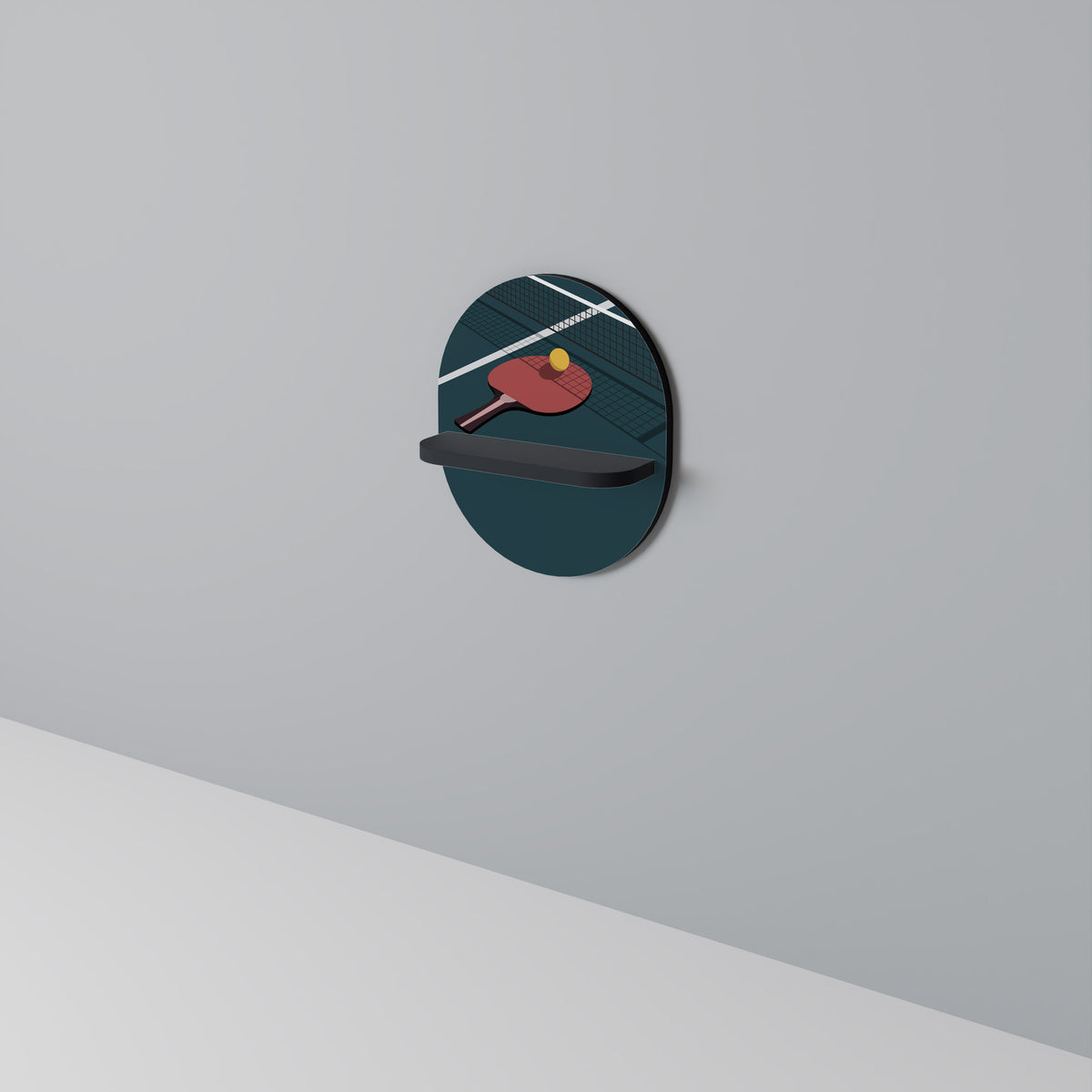 PING- PONG GAME Art Shelf