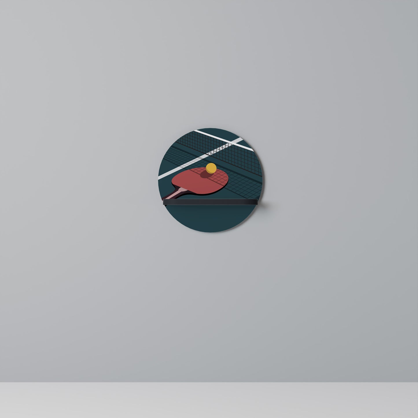PING- PONG GAME Art Shelf