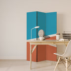 VOLLEYBALL TIME Biombo Decorativo de 3 Painéis