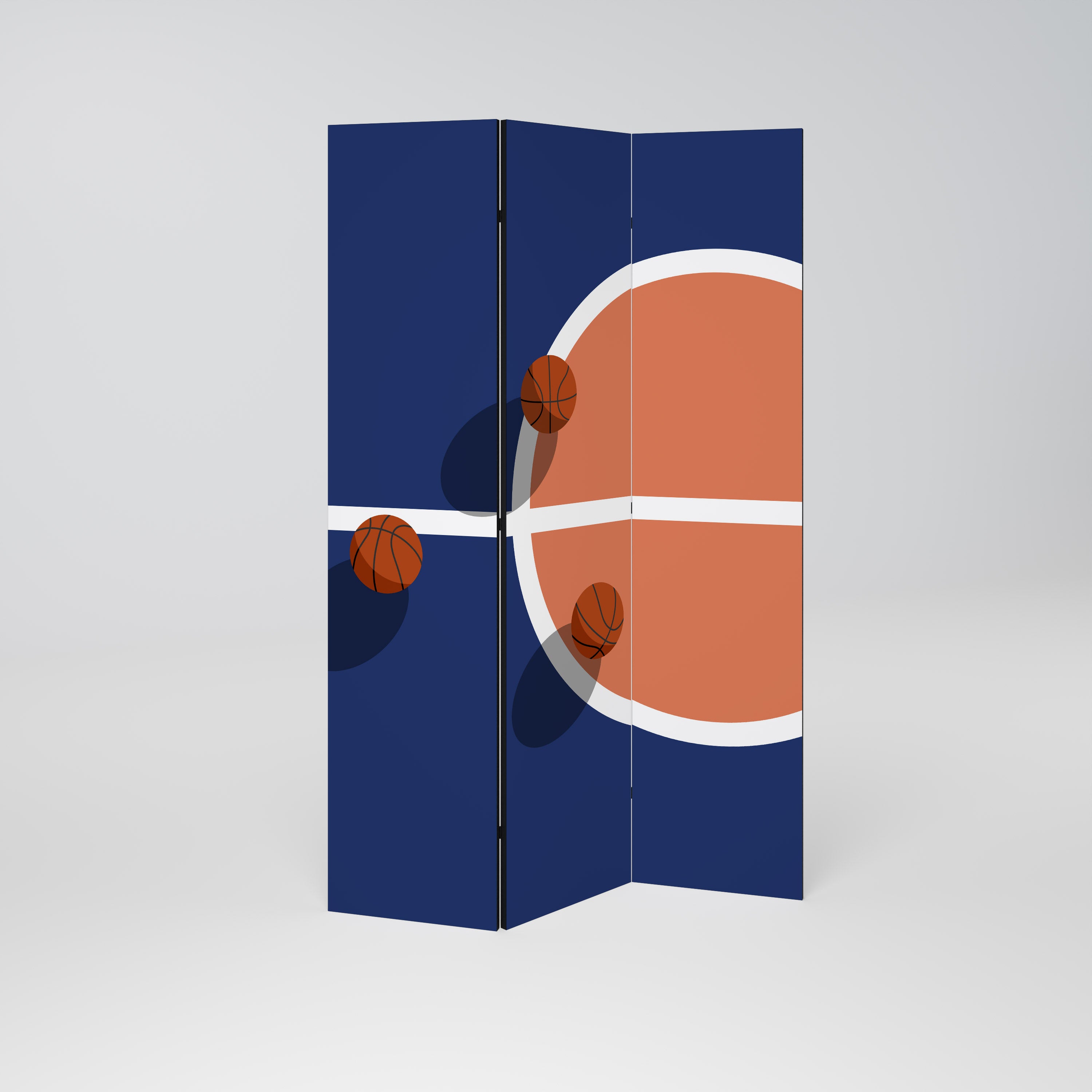 BASKETBALL CHALLENGE Biombo de 3 Painéis