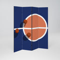 BASKETBALL CHALLENGE Biombo Decorativo de 4 Painéis
