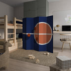 BASKETBALL CHALLENGE Biombo Decorativo de 5 Painéis