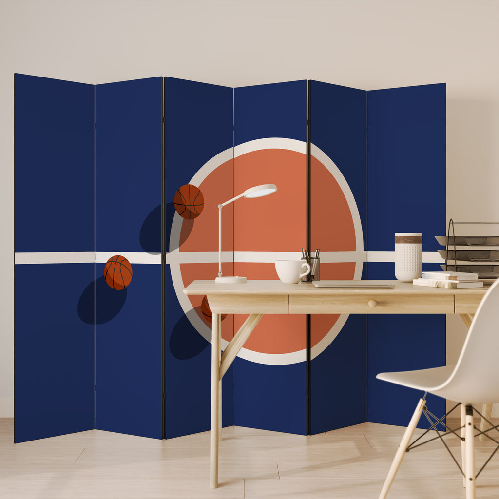 BASKETBALL CHALLENGE 6-Panel Room Divider