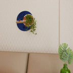 FAMOUS NUMBER 23 Prateleira Oval Decorativa em Efeito Carvalho