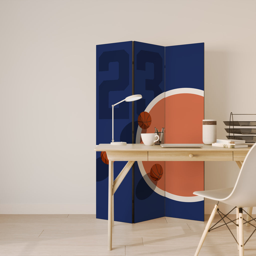 FAMOUS NUMBER 23 Biombo de 3 Painéis