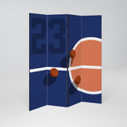FAMOUS NUMBER 23 4-Panel Room Divider