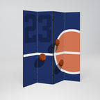 FAMOUS NUMBER 23 Biombo Decorativo de 4 Painéis
