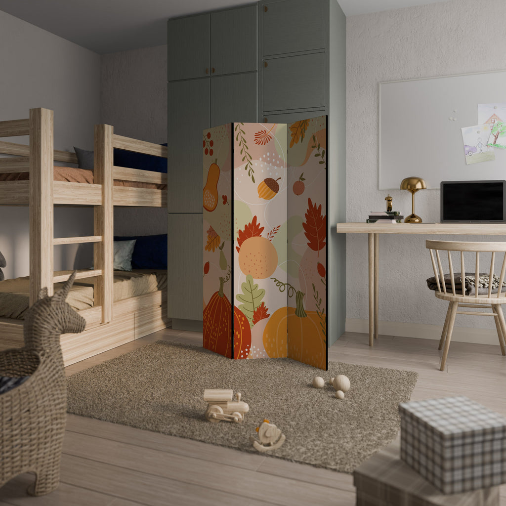 HELLO AUTUMN Biombo Decorativo de 3 Painéis